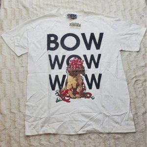 NWT Joe Boxer Girlfriend Women's Vintage 90s T-Shirt Tee Bow Wow Dog One Size